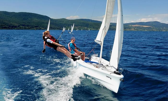 Scuola Vela sul lago